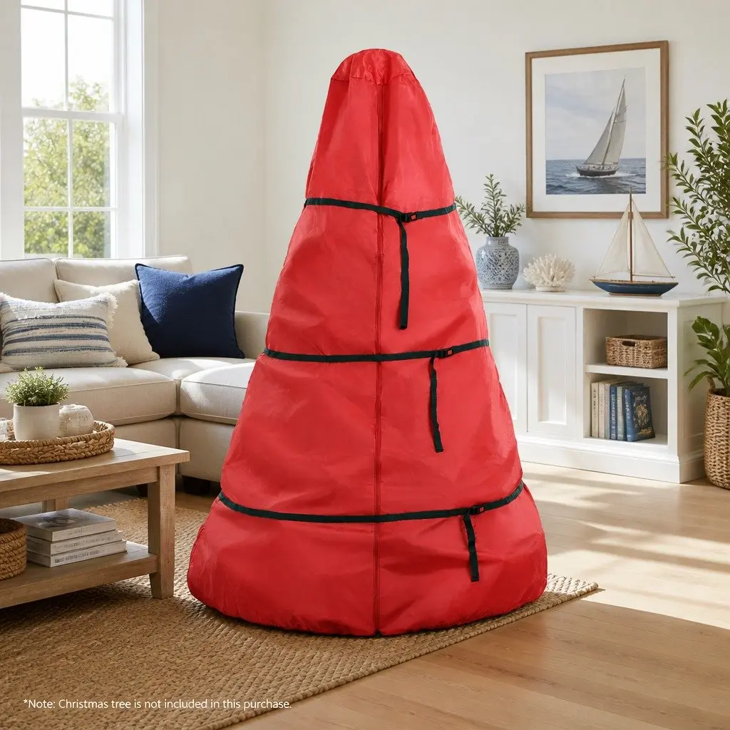 Christmas Tree Storage Bag Organiser Fits Up to 8ft Red