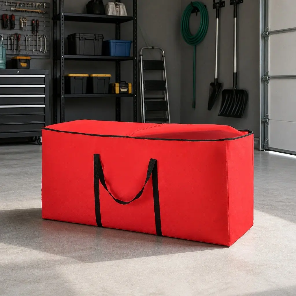Christmas Tree Storage Bag Fits Up to 8ft Red Oxford Fabric