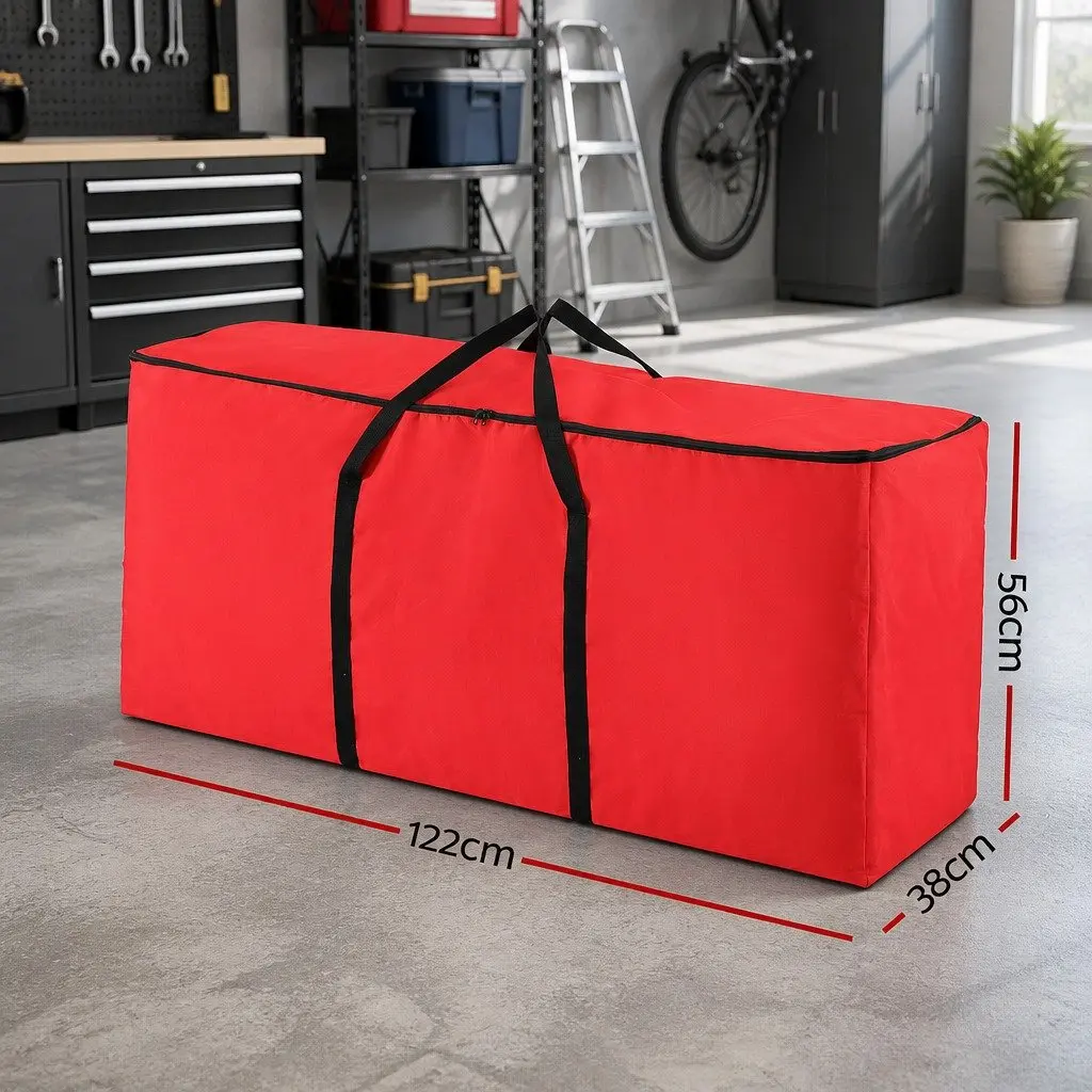 Christmas Tree Storage Bag Fits Up to 8ft Red Oxford Fabric