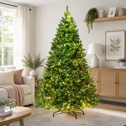 Practical 1.8m Pre-lit LED Christmas Tree for Your Home