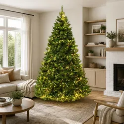 Warm and Reliable 8FT Pre-lit Christmas Tree
