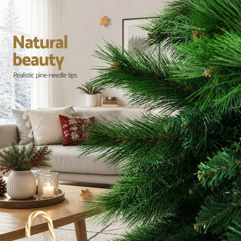 Christmas Tree 1.8M Green Pine Tree Artificial Holiday Decoration 1024 Tips