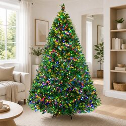 Value-Driven 7FT Pre-lit Christmas Tree with 2800 Lights