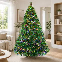 Value-Driven 7FT Pre-lit Christmas Tree with 2800 Lights