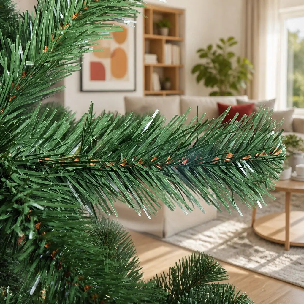 Christmas Tree 2.4M Green Xmas Fir Tree 1500 Tips Artificial Holiday Decoration