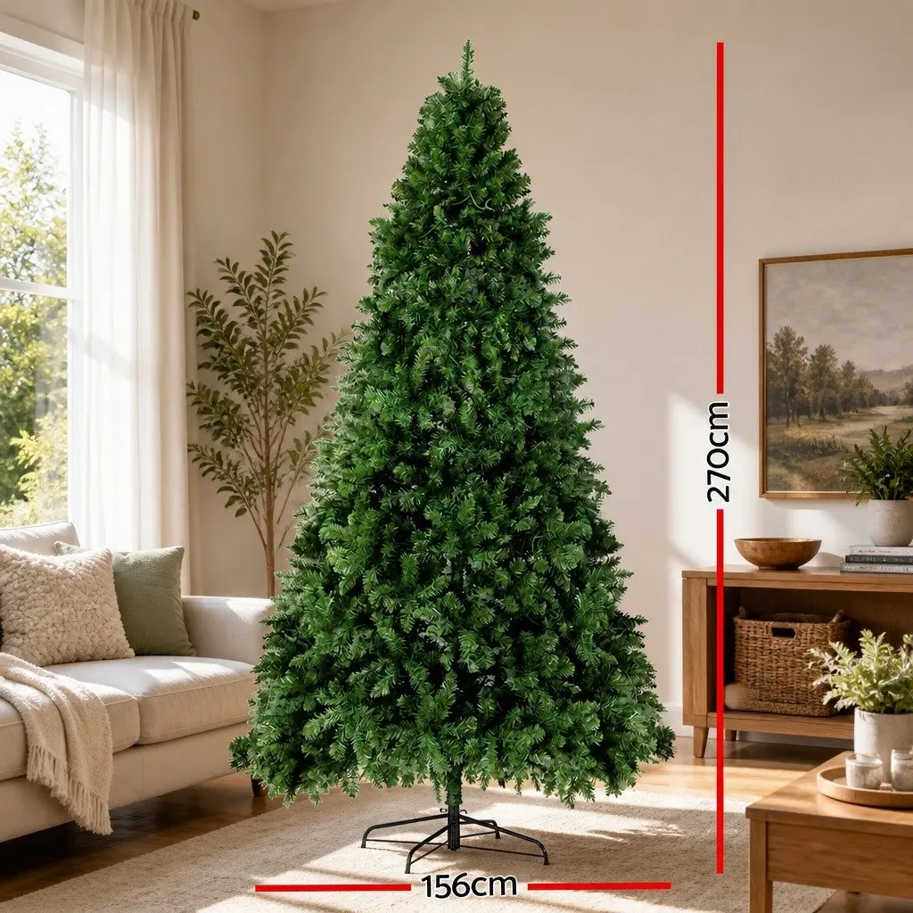 2.7M Pre-lit Christmas Tree for Festive Cheer