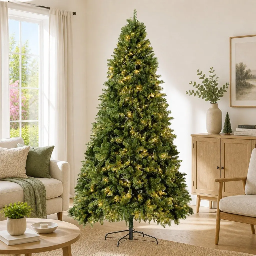2.7M Pre-lit Christmas Tree for Festive Cheer