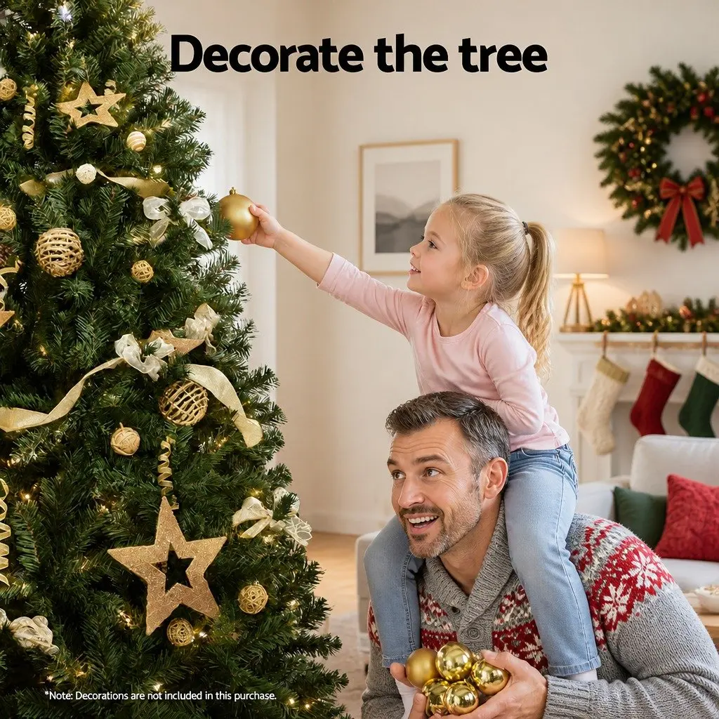 2.7M Pre-lit Christmas Tree for Festive Cheer