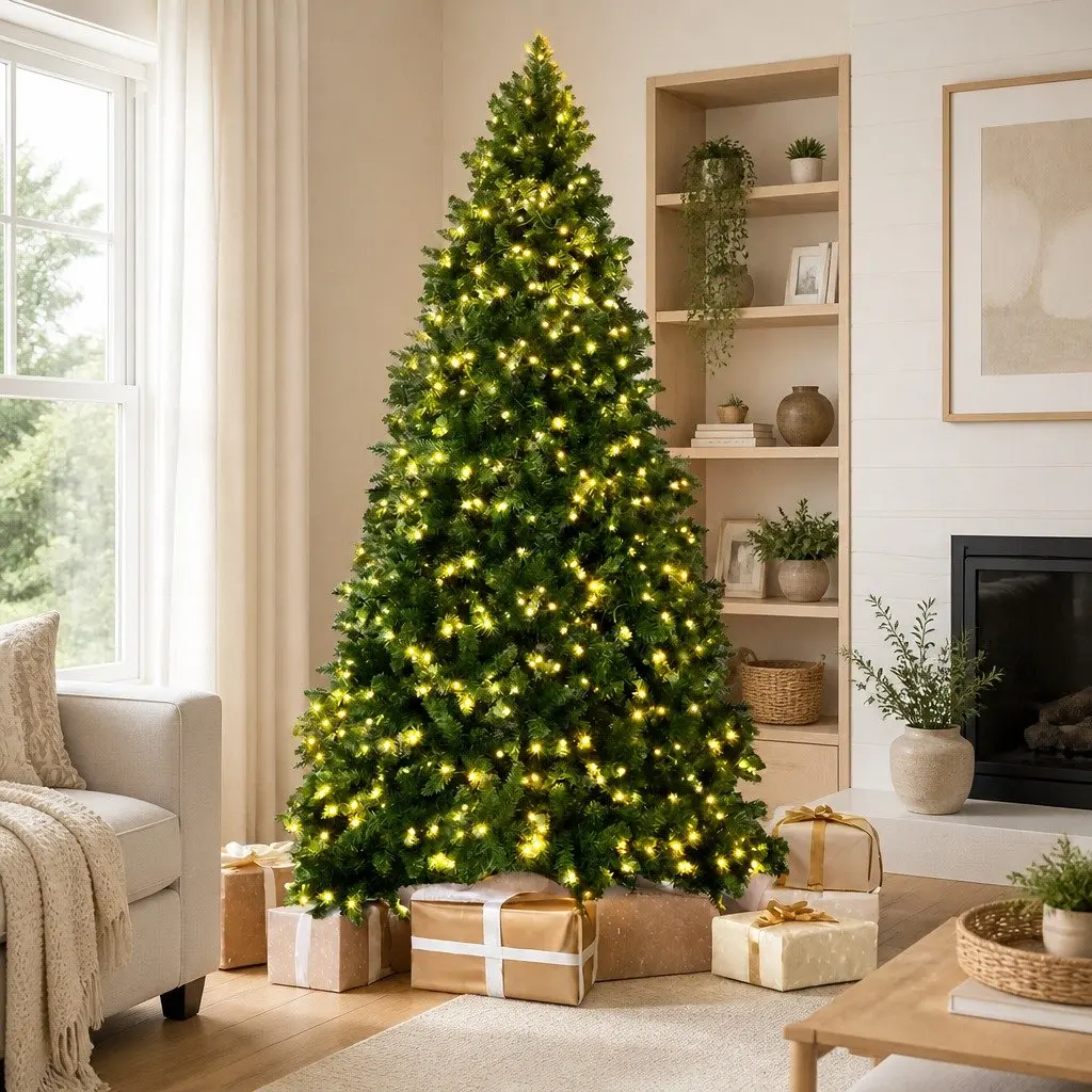 2.7M Pre-lit Christmas Tree for Festive Cheer