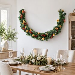 Warm and Welcoming 1.8M LED Christmas Garland