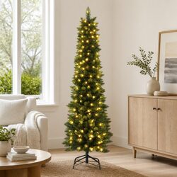 Value-Focused 1.8m Pre-Lit Christmas Tree for Any Space