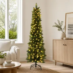 Value-Focused 1.8m Pre-Lit Christmas Tree for Any Space