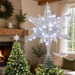 Warmly Brighten Your Space with a Christmas Tree Topper Star