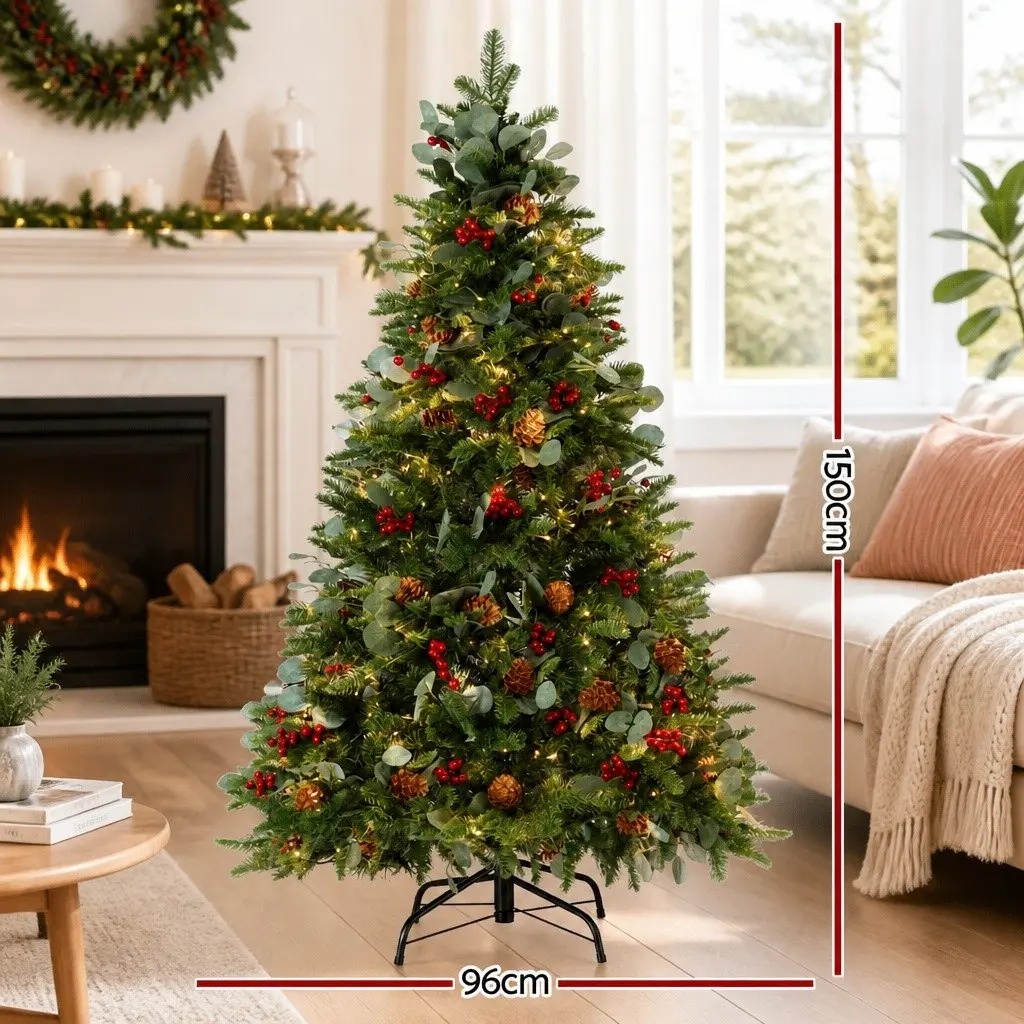 LED Christmas Tree 150cm 1.5m Green Party Decoration Home Office