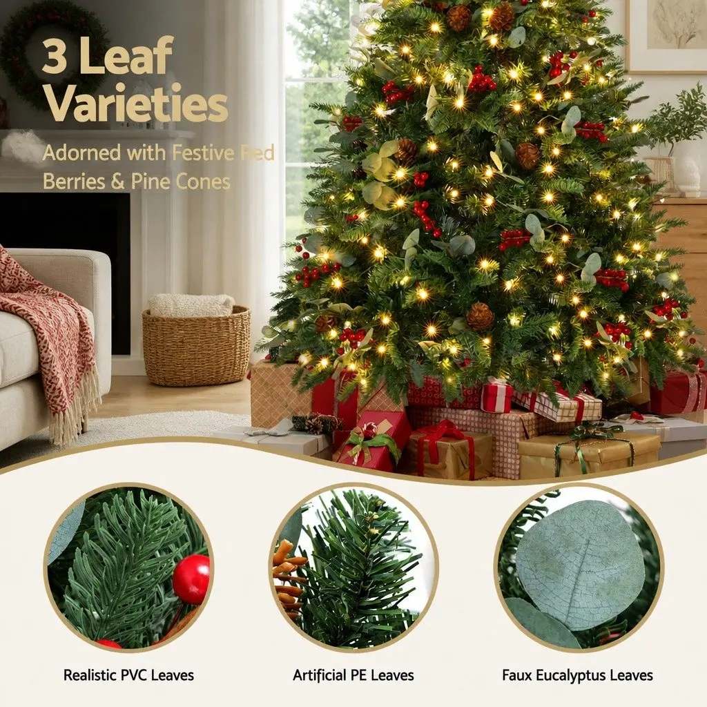 LED Christmas Tree 150cm 1.5m Green Party Decoration Home Office