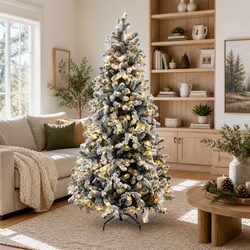 Warm 1.8m Christmas Tree: Pre-lit with 350 LEDs