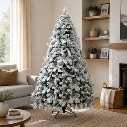 Warm and Convenient 1.8m Snow Flocked Christmas Tree
