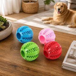 Interactive Dog Treat Ball: Durable and Fun for Pets