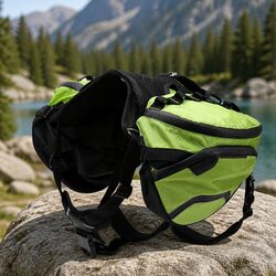 Comfortable and Functional Large Yellow Dog Backpack Harness
