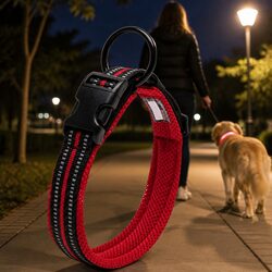 Comfortable Reflective Dog Collar with Safety Features