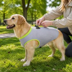 Reliable Yellow Dog Cooling Vest for Warm Weather