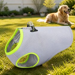 Comfortable and Reliable Dog Cooling Vest in Yellow