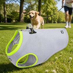 Comfort and Cooling with Our Dog Cooling Vest in Yellow