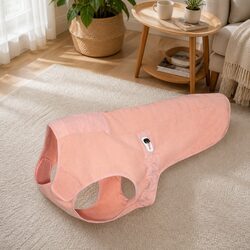 Warm XS Dog Winter Coat in Dusty Pink for Small Dogs