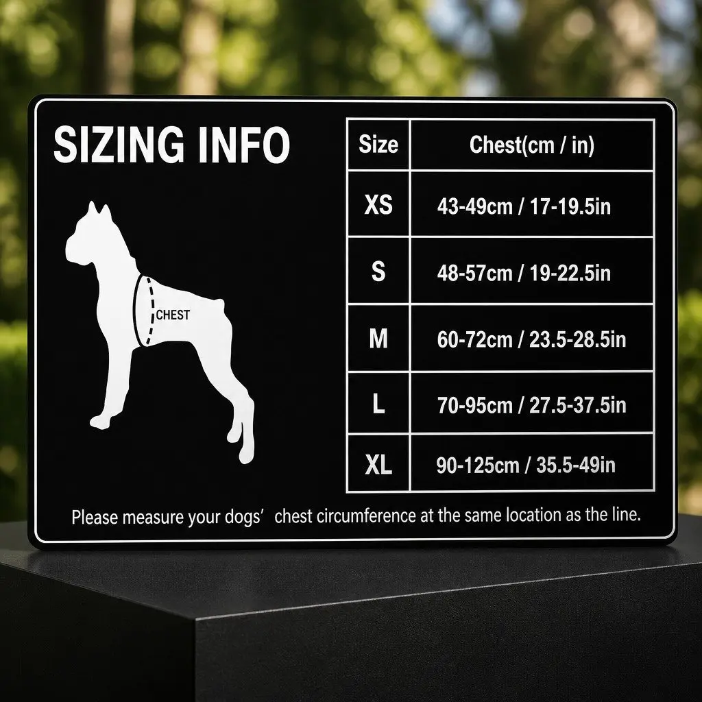 Sports No Pull Dog Harness Reflective Medium Large Dogs Chest Back Attachment