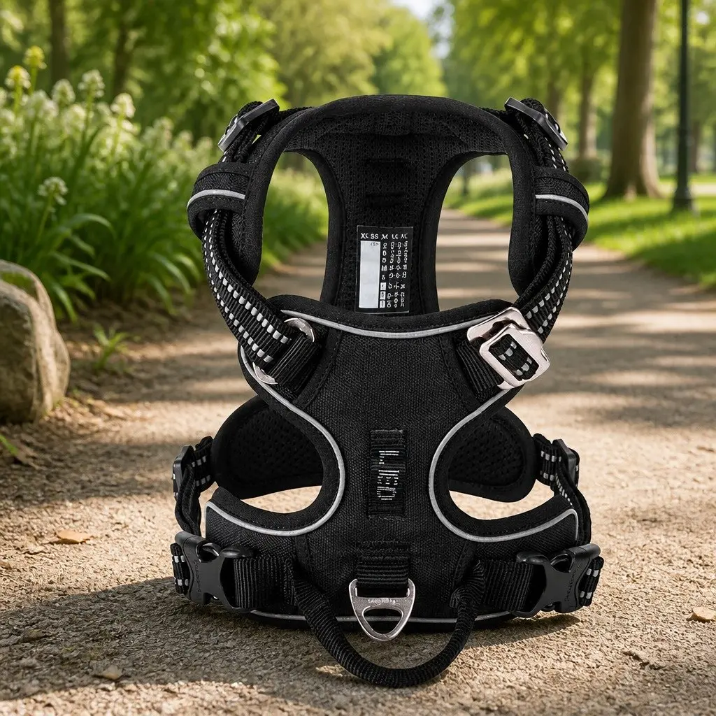 No Pull Dog Harness XS Breathable Mesh Reflective Adjustable Pet Safety Harness