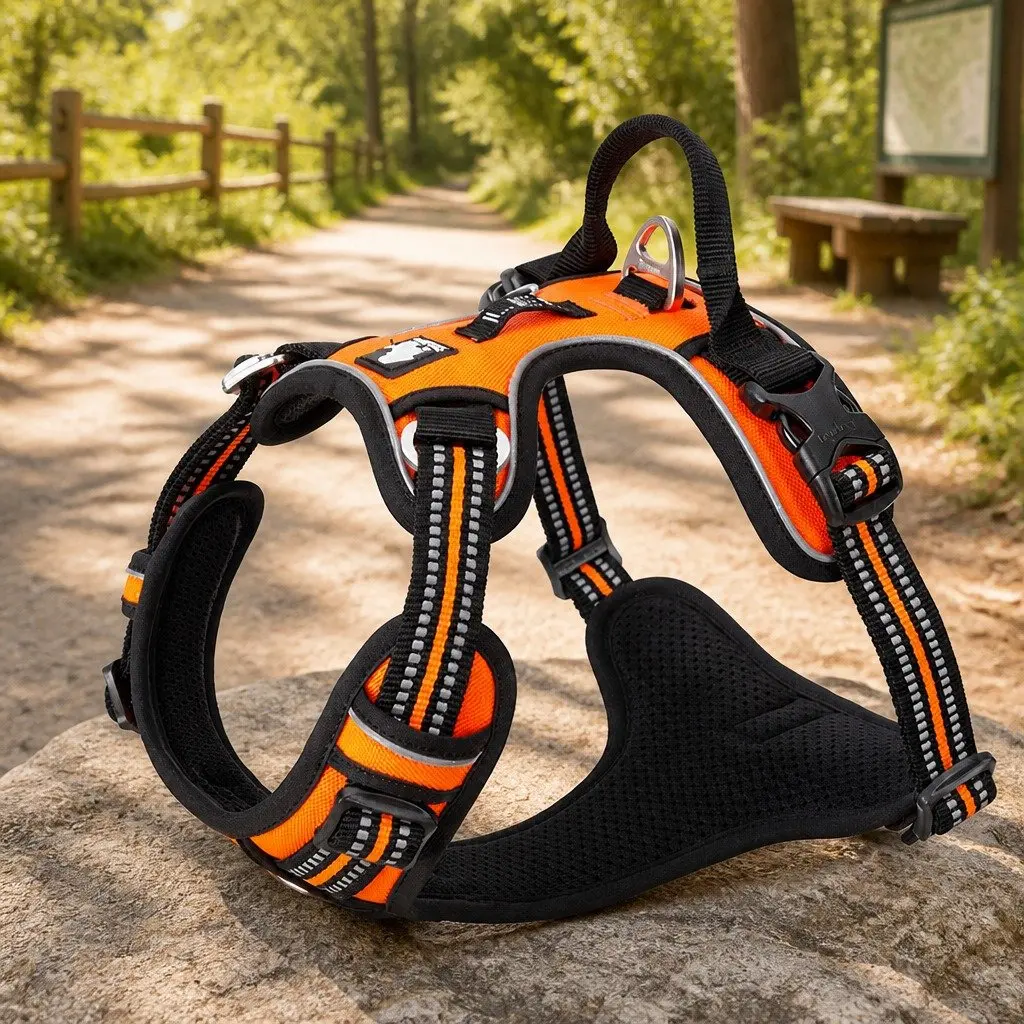 No Pull Dog Harness XL Reflective Breathable Mesh Soft Comfortable Pet