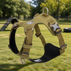 Lightweight Dog Harness XS Green Tactical Training Pet Harness Waterproof