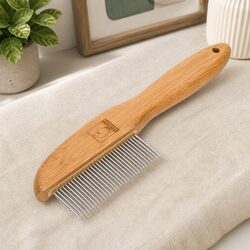 Reliable Bamboo Dog Grooming Brush for Effective Grooming