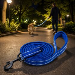 Comfortable 2m Reflective Leash for Large Dogs