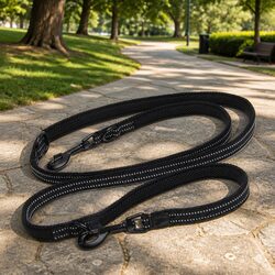 Multi-Function Dog Lead Leash Training Exercise Hands Free Long Tether Traffic