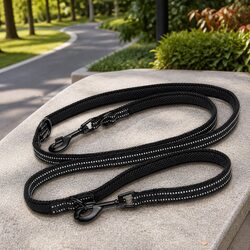 Multi-Function Dog Lead Long Leash Traffic Hands Free Training Walking Padded