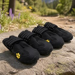 Reliable Outdoor Dog Booties with Reflective Straps