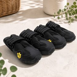 Comfortable Weatherproof Dog Booties with Reflective Straps