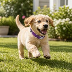 Practical XL Purple Reflective Collar for Your Dog