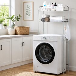 Value-Driven 2-Tier Laundry Rack for Stability and Storage
