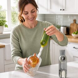Essential Three-Part Cleaning Brush for Your Home