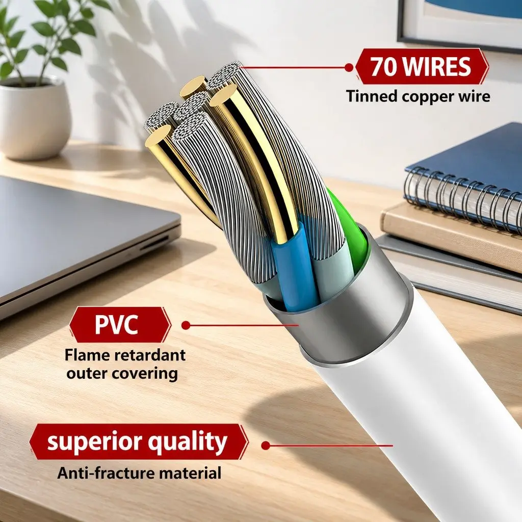 USB-C to USB-C Fast Charge Cable 40W 1.5m Black