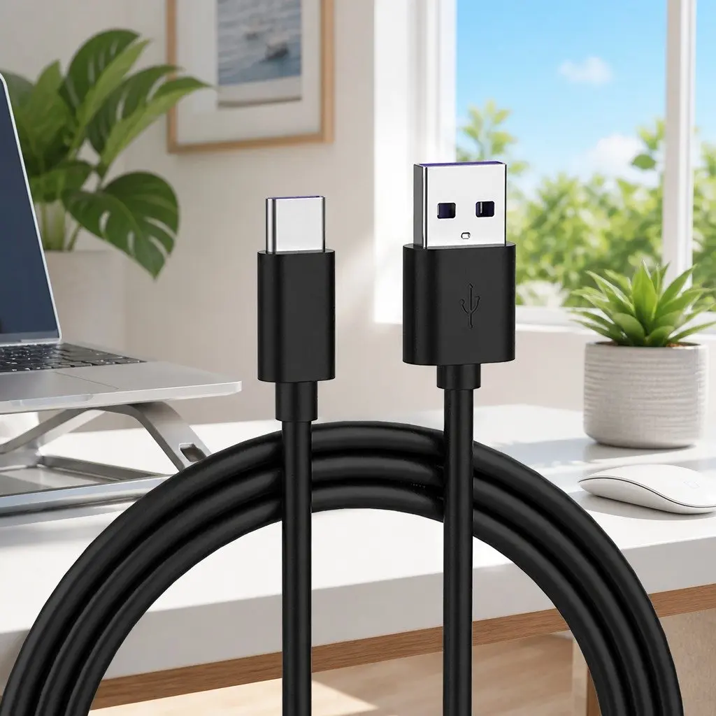 USB-C to Type-C Fast Charging Cable 40W 1.5m Black
