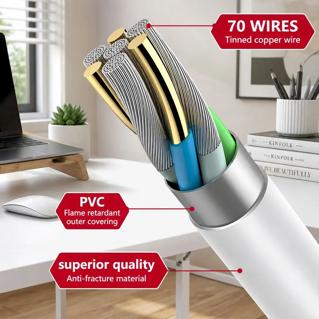 USB-C to Type-C Fast Charging Cable 40W 1.5m Black