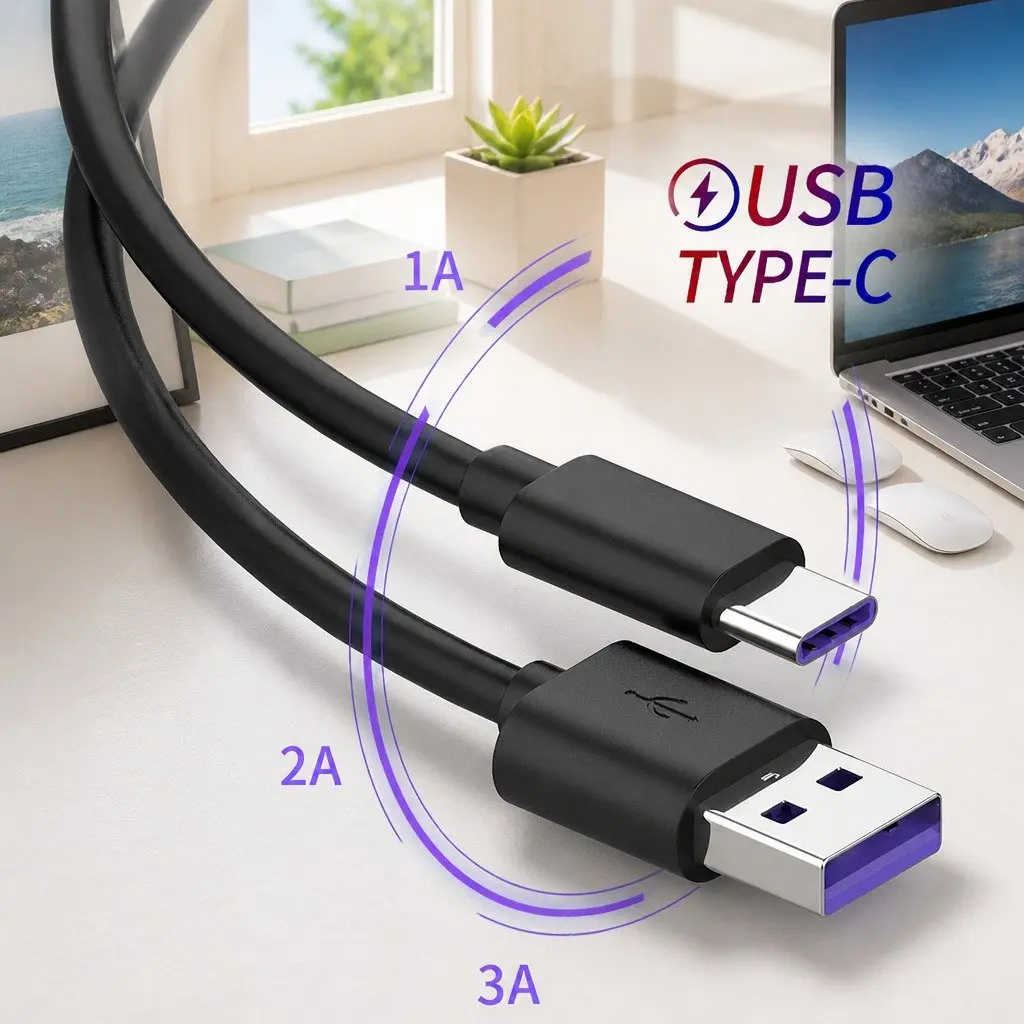 USB-C to Type-C Fast Charging Cable 40W 1.5m Black