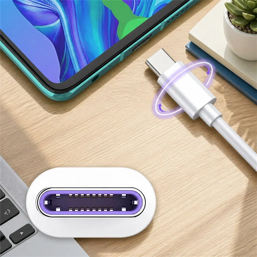 USB Type-C Fast Charging Cable 40W Quick Power Adapter 1.5m Black