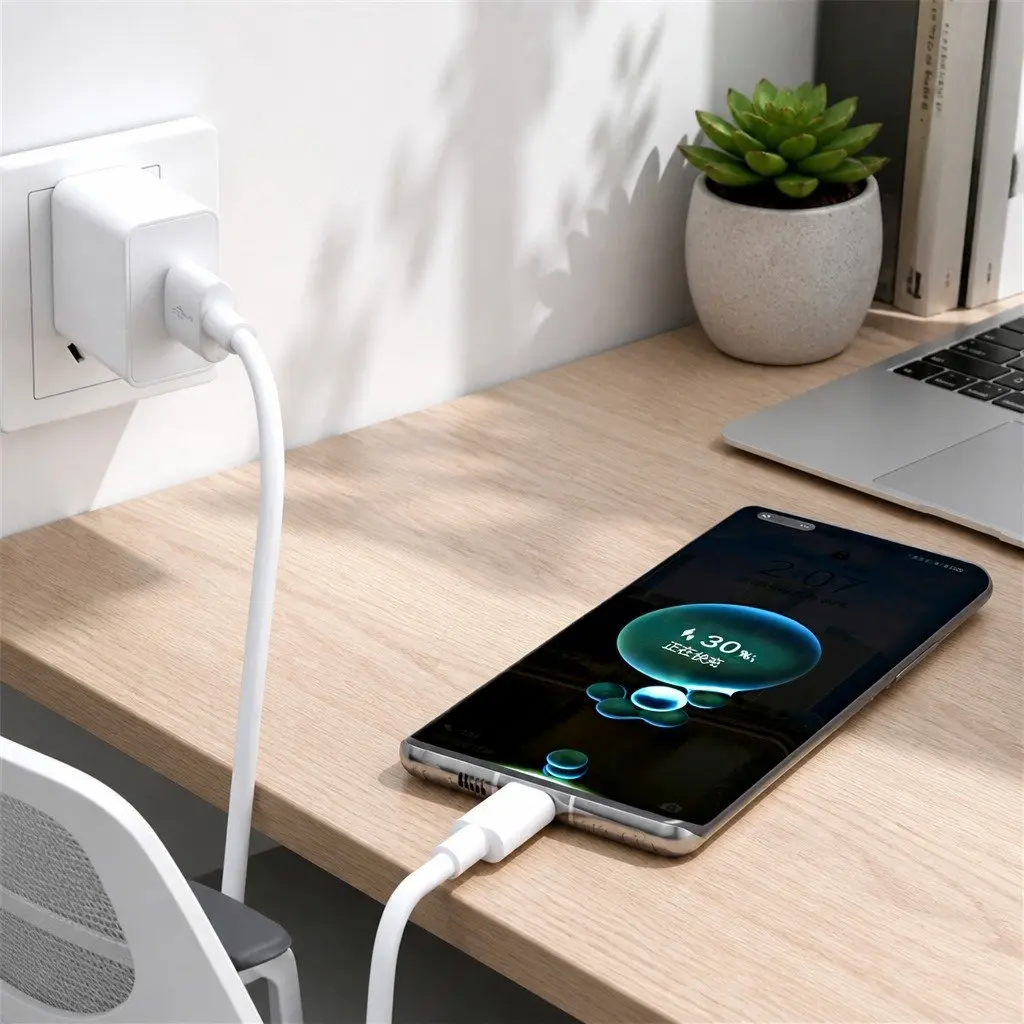 USB Type-C Fast Charging Cable 40W Quick Power Adapter 1.5m Black