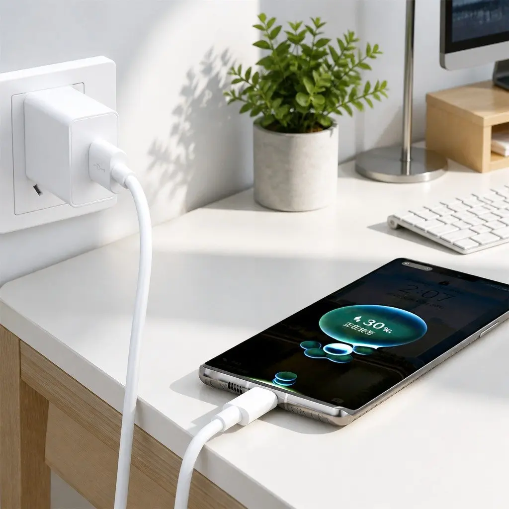 USB to USB-C Fast Charging Cable Data Transfer 1.5m Black