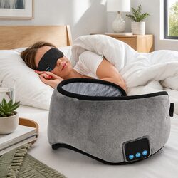 Bluetooth 5.0 Wireless Stereo Eye Mask Headphones Sleep Music Relaxation