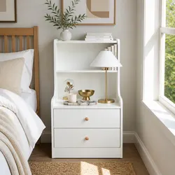 Practical Minimalist Nightstand - Stylish Storage Solution